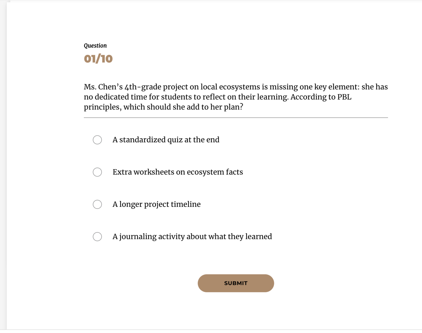 eLearning Assessment Blocks